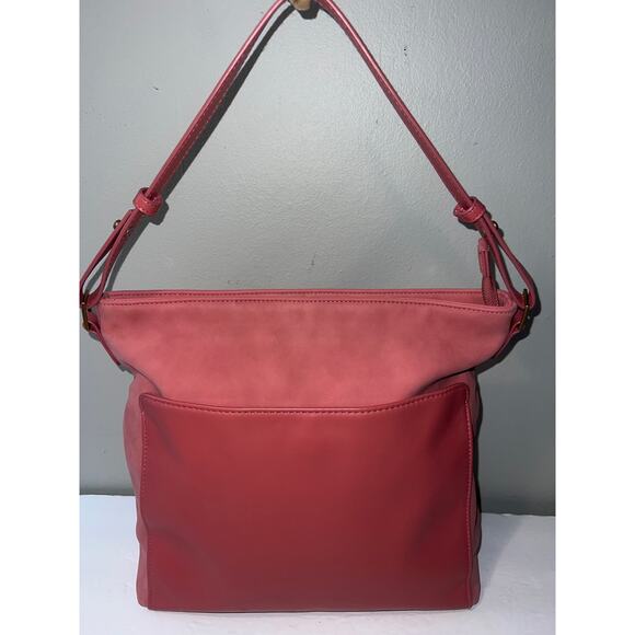 Universal thread Coral color Zip Closure Tote NWOT - Picture 3 of 11